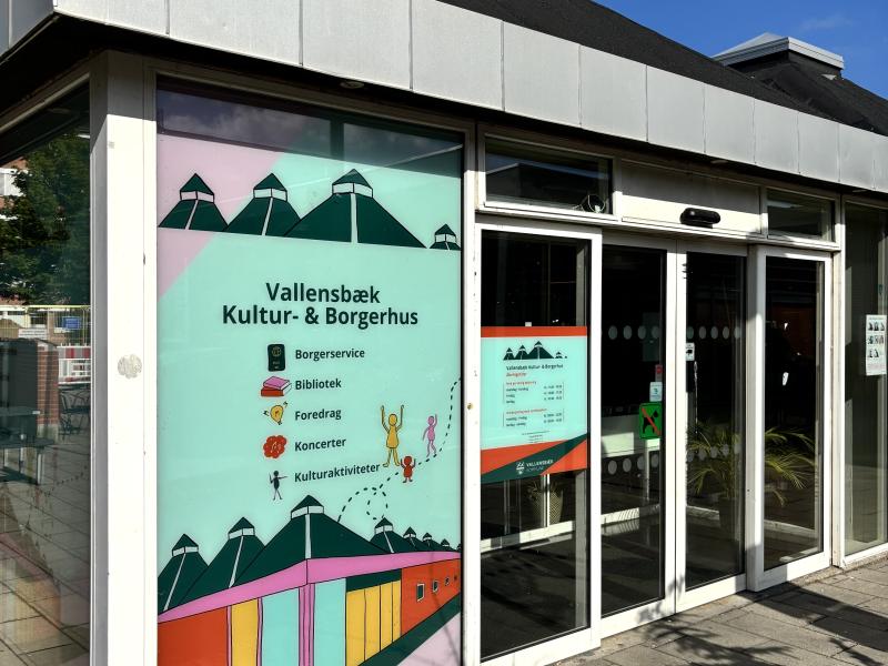 Indgang til Kultur- & Borgerhuset